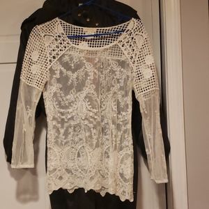 Adiva beautiful blouse cream color!